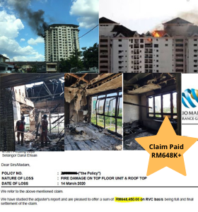 CLAIM PAID RM648K+