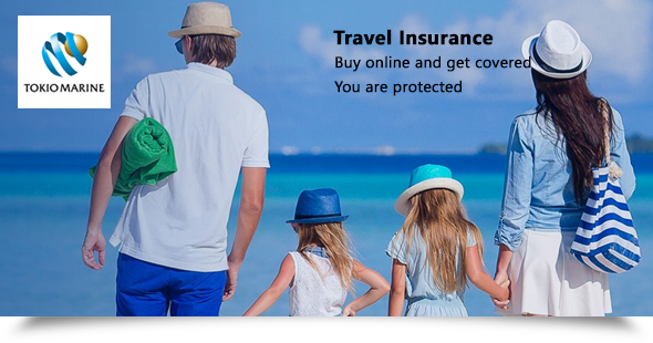 Online purchase Tokio Marine Travel Insurance